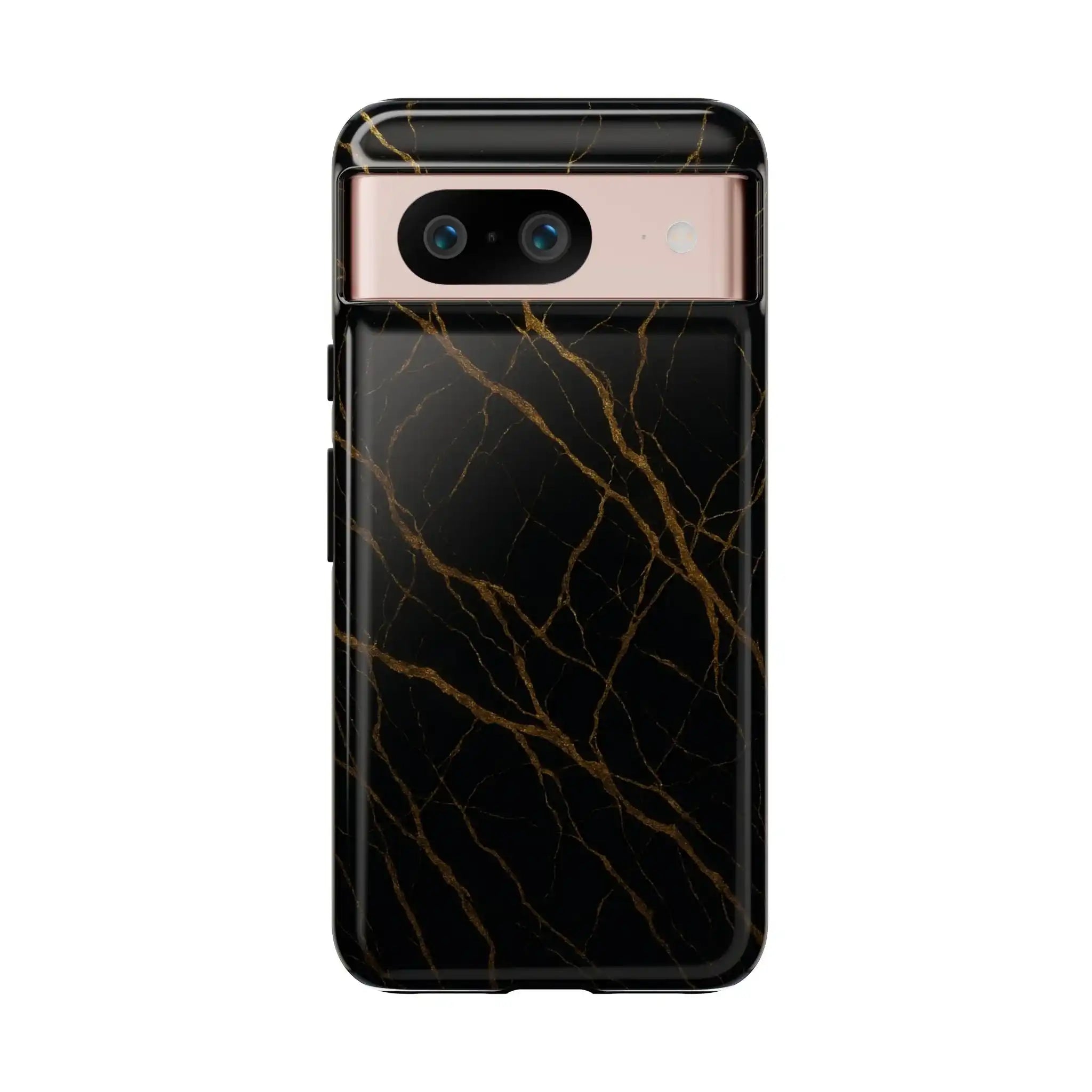 Black Marble Tough Phone Case  Shamo's Google Pixel 8 / Glossy