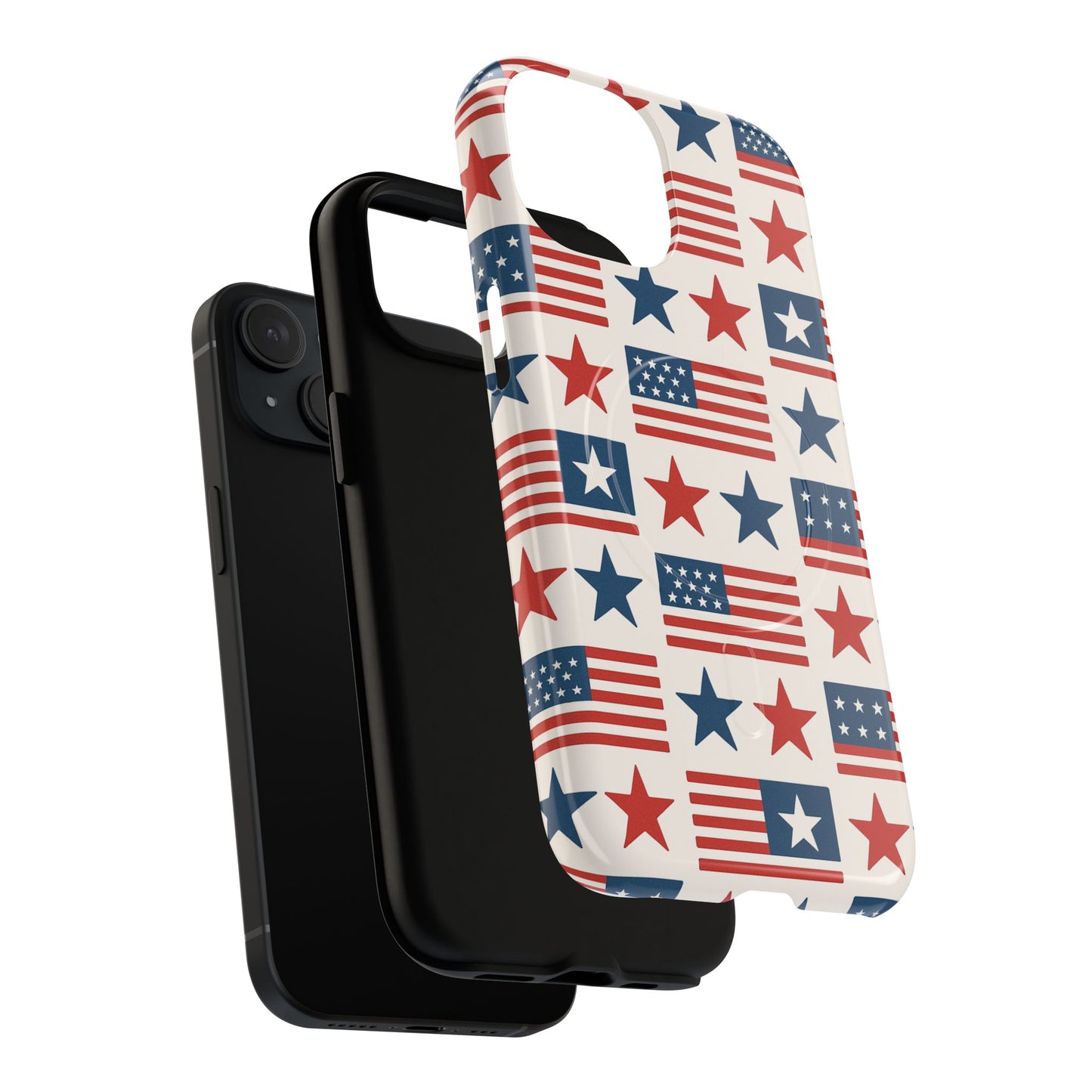 Patriotic American Flag iPhone Case | MagSafe