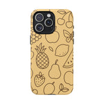 Fruity Drawing Design iPhone Case | Compatible with MagSafe - Shamo's