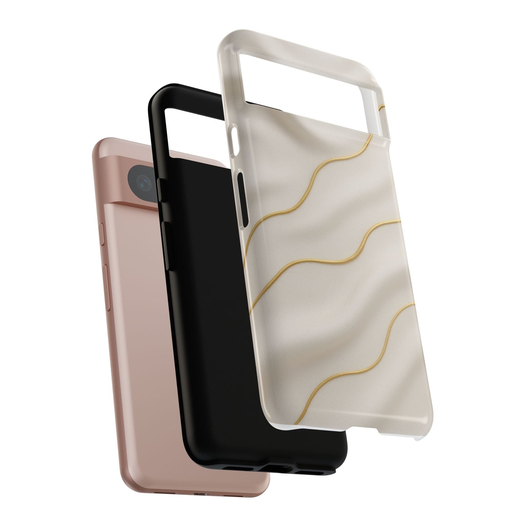Elegant Gold Wave Tough iPhone Case  Shamo's