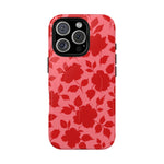 Red Floral Love iPhone Case (MagSafe compatible)  Shamo's iPhone 16 Pro / Glossy