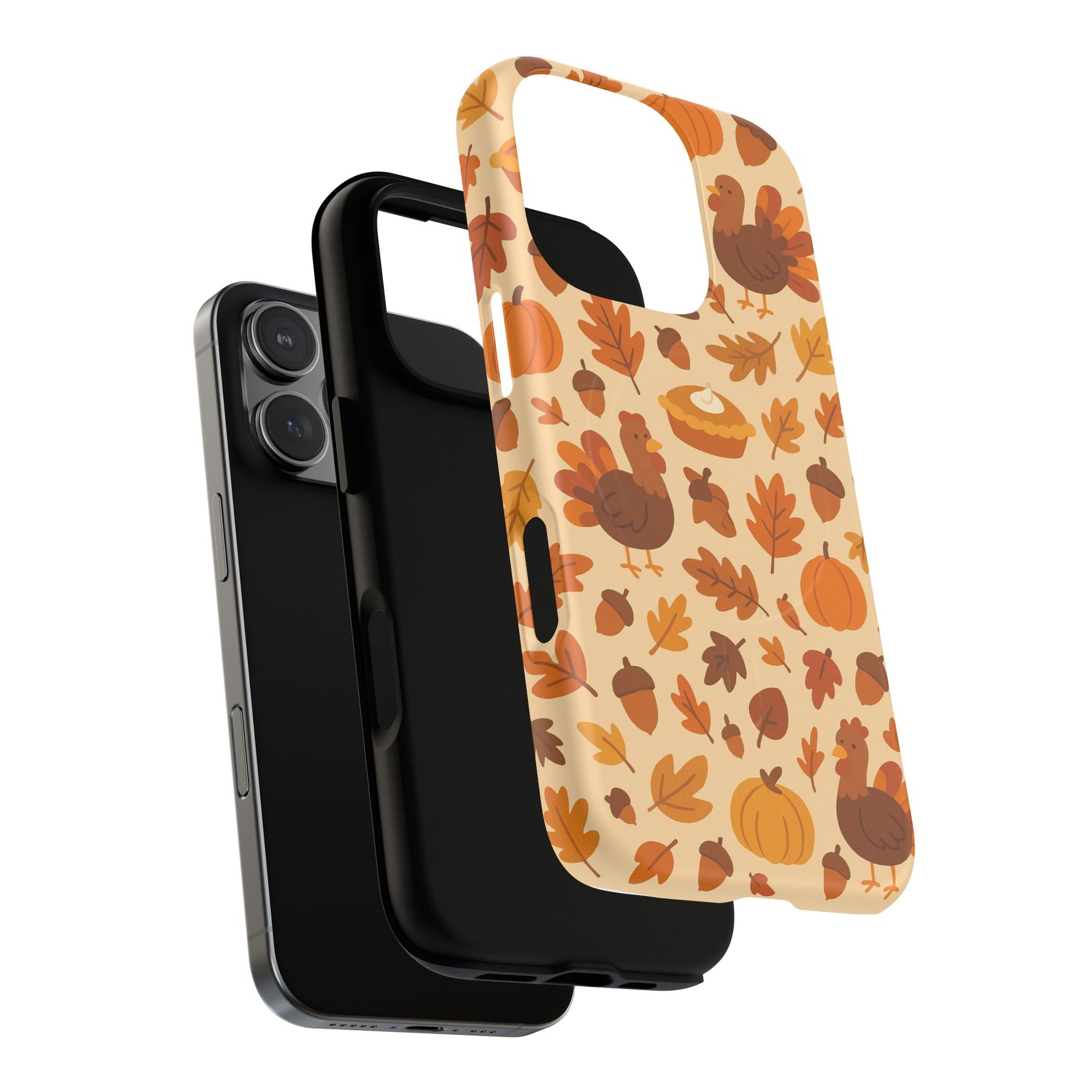 Thanksgiving-Themed Tough Magnetic iPhone Case | Compatible with MagSafe - Shamo's