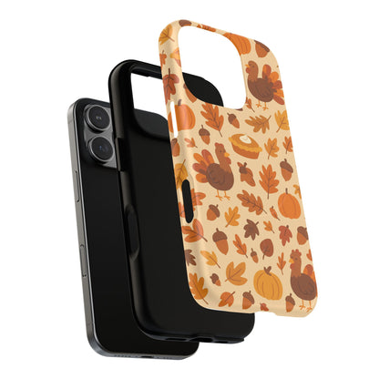 Thanksgiving-Themed Tough Magnetic iPhone Case | Compatible with MagSafe