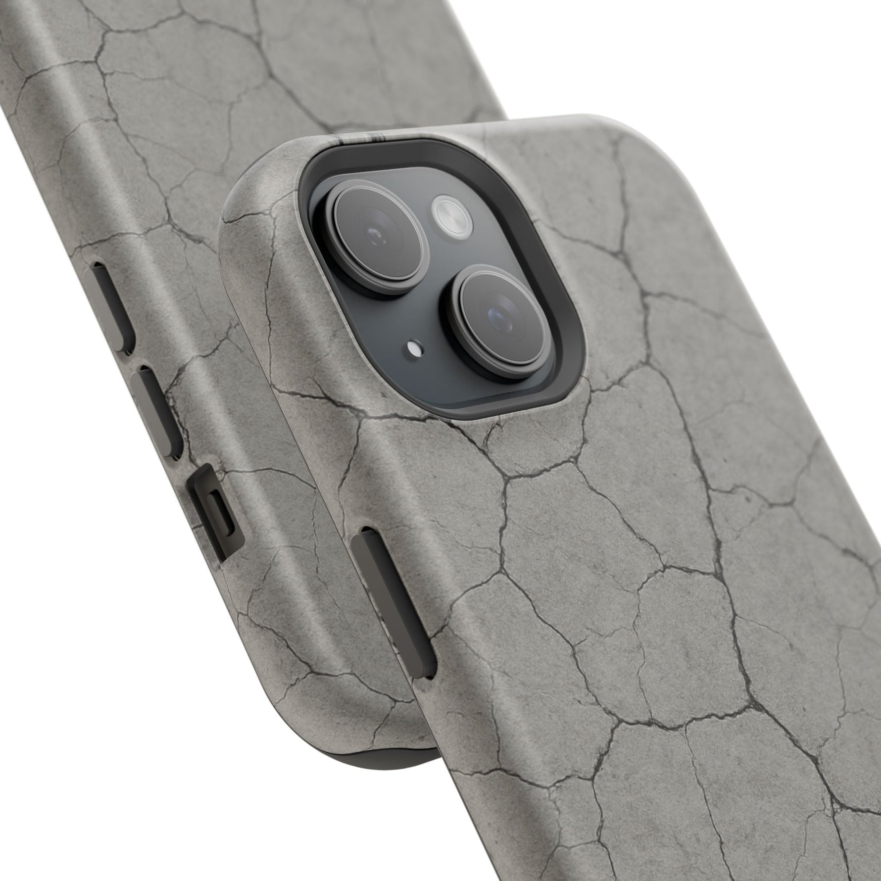Cracked Concrete Texture iPhone Case with MagSafe compatibility  Shamo's
