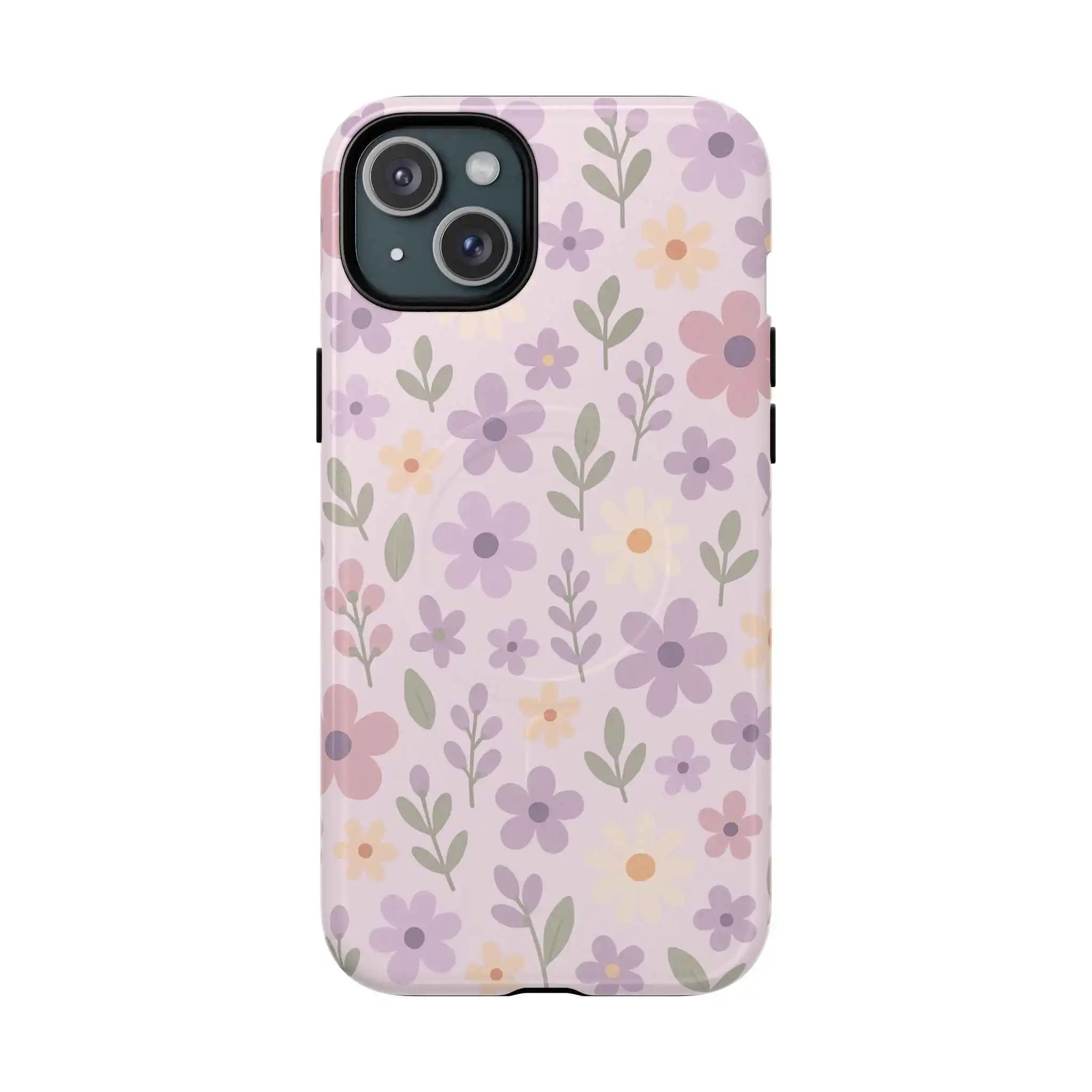 Floral Pattern | Compatible with MagSafe iPhone Case