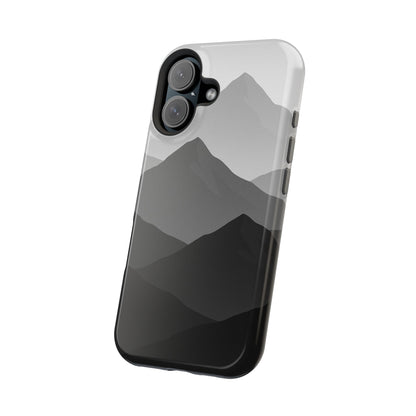 Monochrome Mountain Design iPhone Case | MagSafe  Shamo's