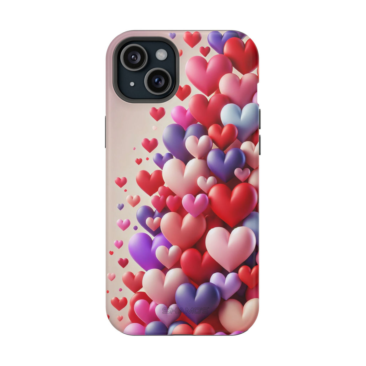 Love Hearts MagSafe iPhone Case — Magnetic, Impact-Resistant