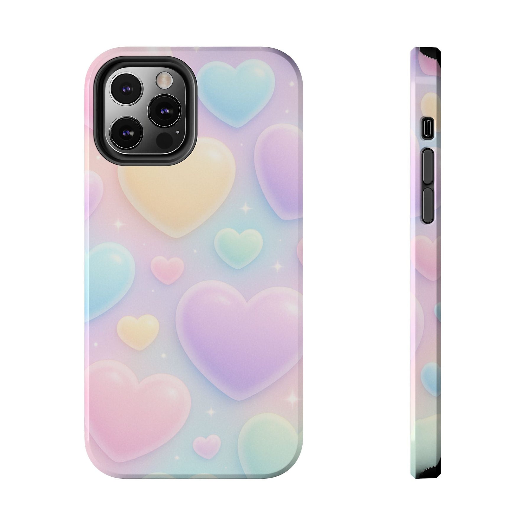 Cute Rainbow Hearts Phone Case  Shamo's iPhone 12 Pro
