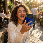 Blue Gold Marble Phone Case  Shamo's