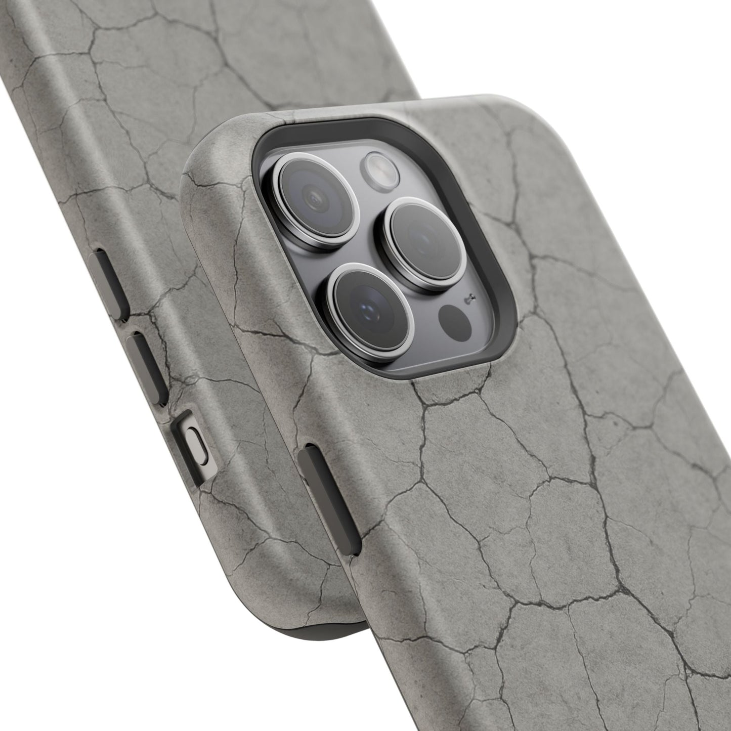 Cracked Concrete Texture iPhone Case with MagSafe compatibility  Shamo's