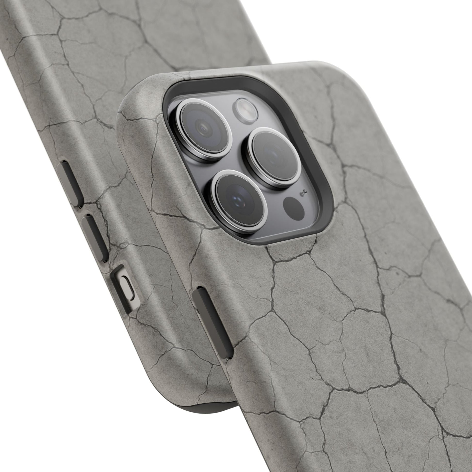 Cracked Concrete Texture iPhone Case with MagSafe compatibility  Shamo's