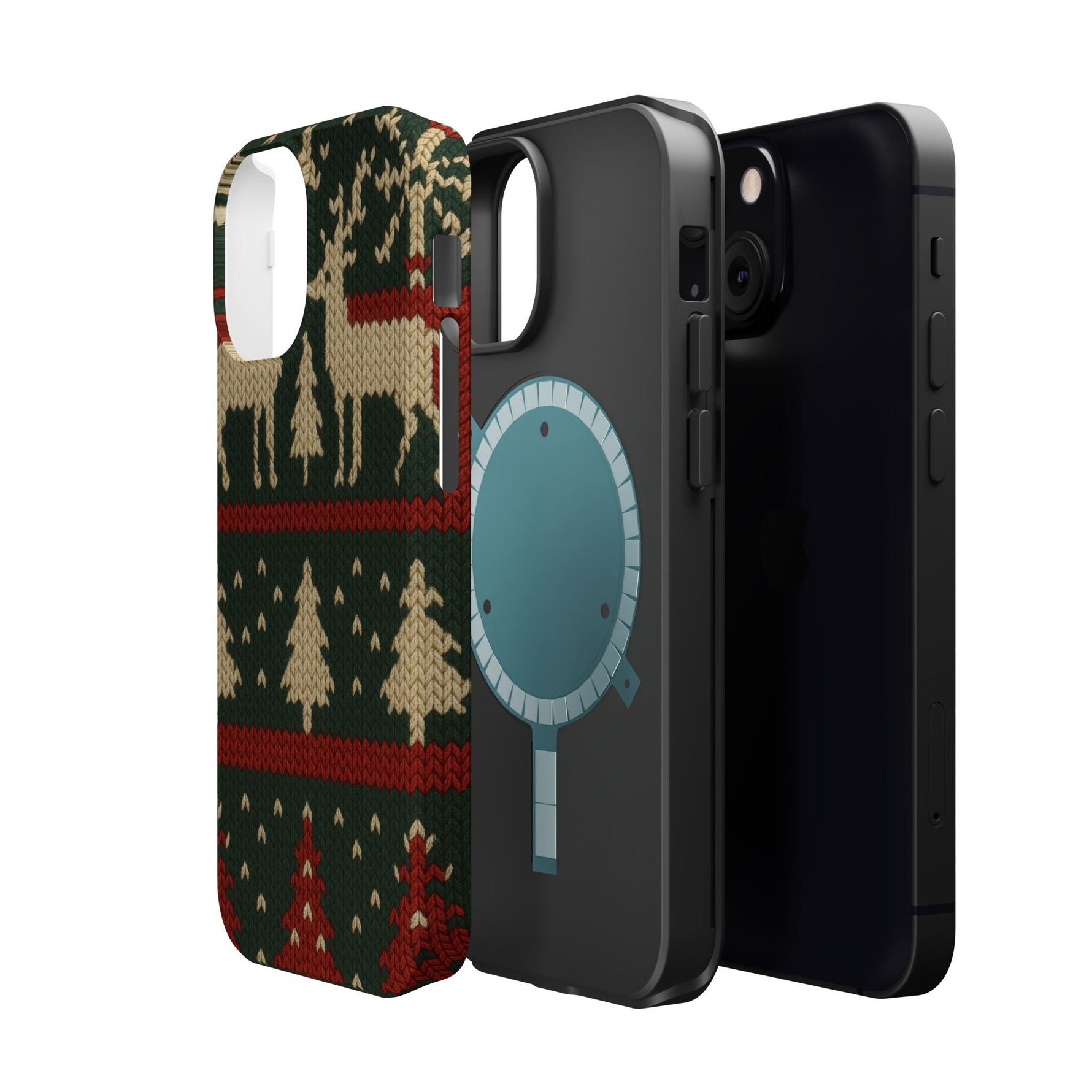 Holiday Reindeer Knit iPhone Case | compatible with MagSafe  Shamo's