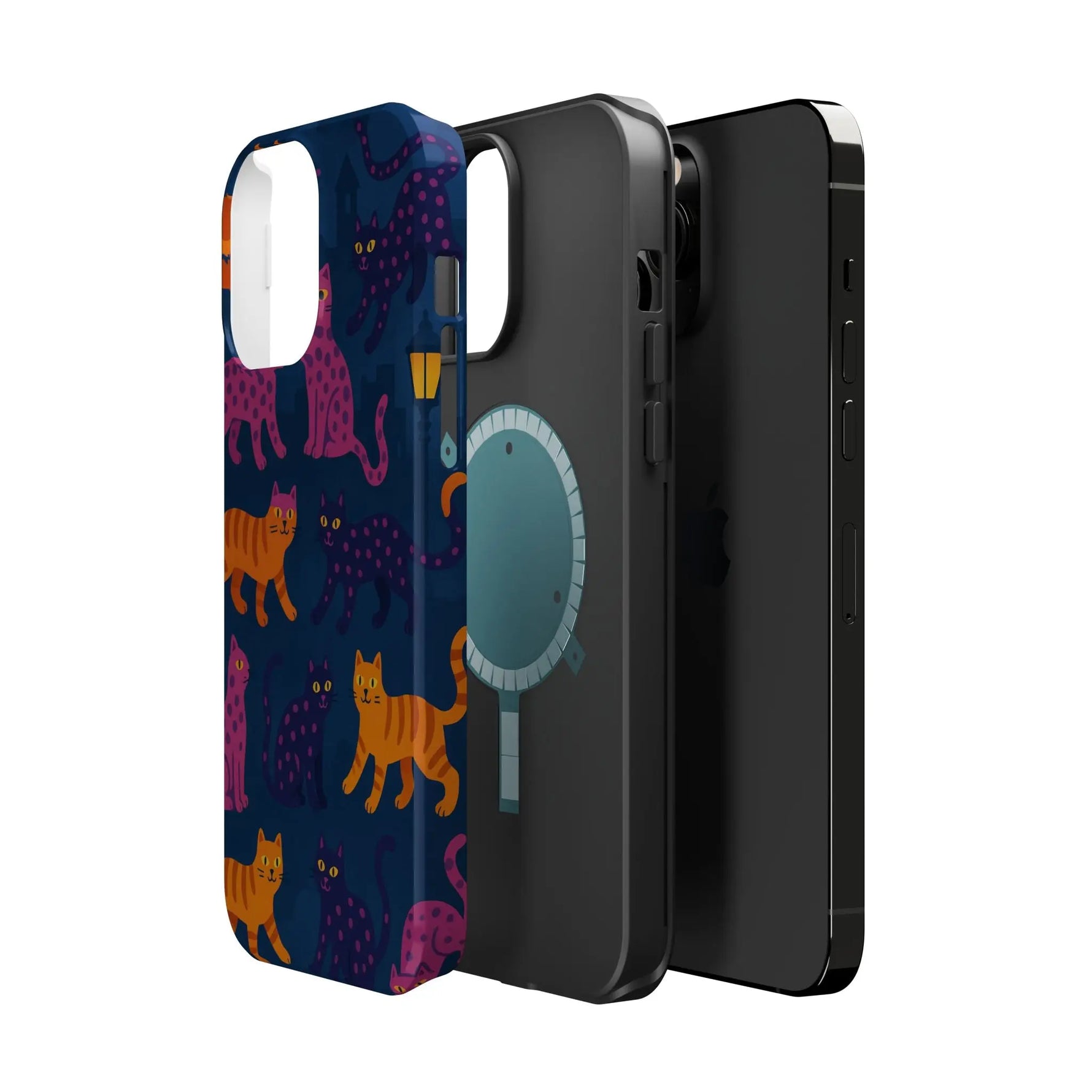 Colorful Cat Phone Case - MagSafe Impact-Resistant - Shamo's