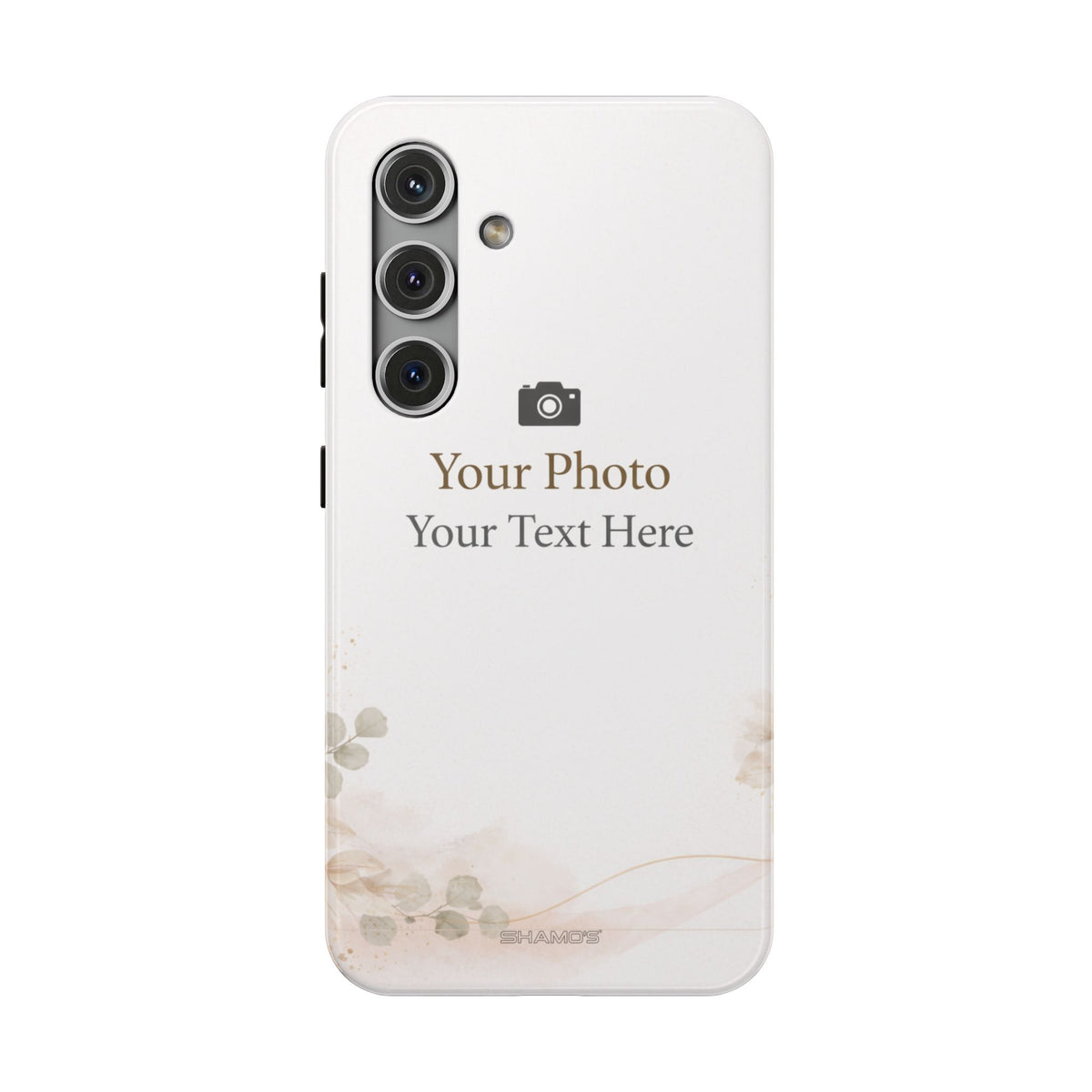 Personalizable Impact-Resistant Phone Case — Add Photo & Text