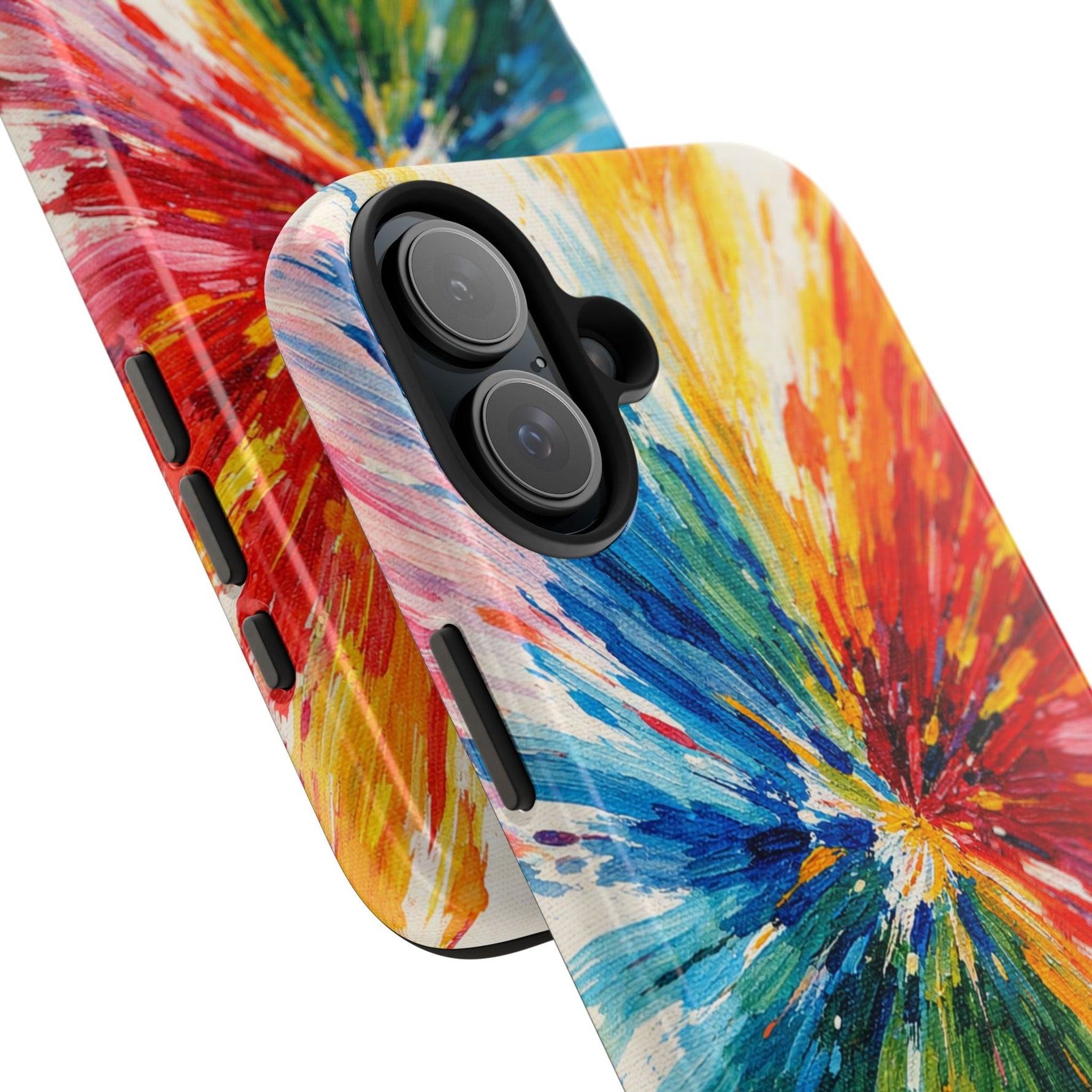 Vibrant Abstract Paint Explosion Impact Phone Case  Shamo's