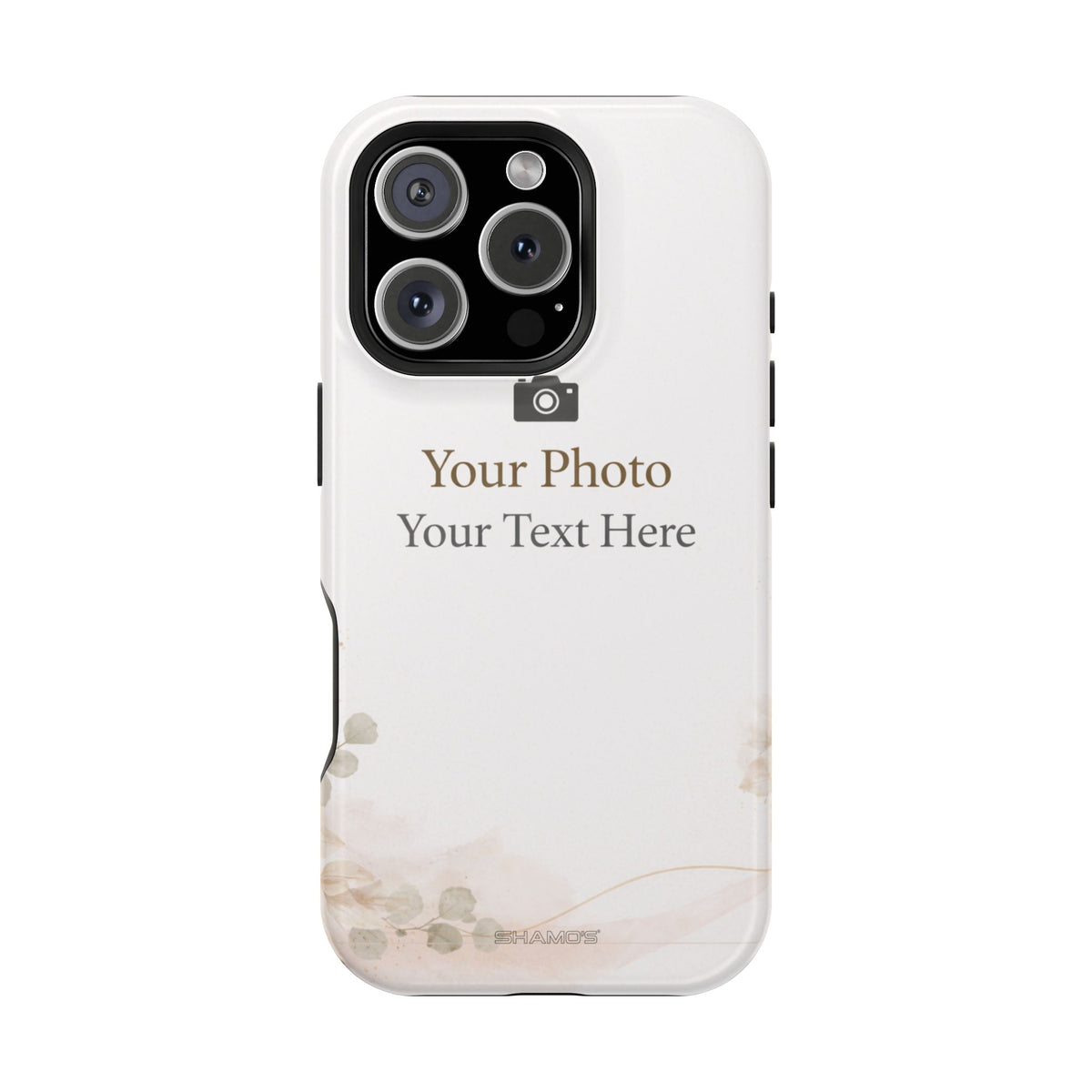 Personalizable Impact-Resistant Phone Case — Add Photo & Text
