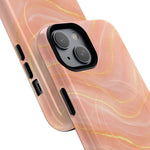 Luxury Series Pink Marble iPhone Case compatible with MagSafe - Shamo's