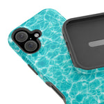 Turquoise Tide Crystal Clear Water MagSafe Phone Case – Tropical Aqua Ocean Ripple Protective Cover