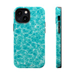 Turquoise Tide Crystal Clear Water MagSafe Phone Case – Tropical Aqua Ocean Ripple Protective Cover