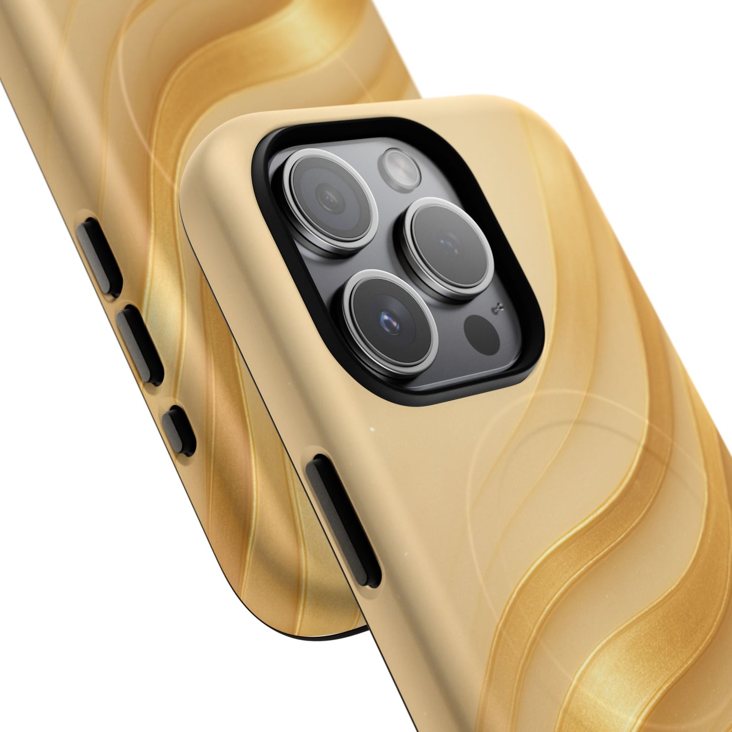 Luxury Series Golden Aura iPhone Case compatible with MagSafe - Shamo's