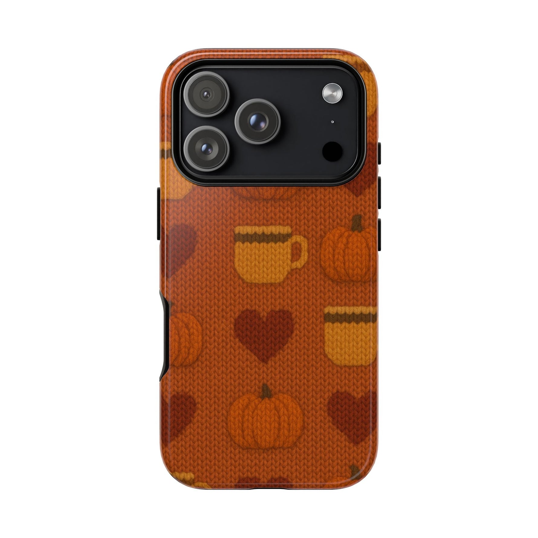Fall Pumpkin & Coffee iPhone Case  Shamo's iPhone 17 Pro / Glossy