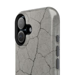 Cracked Concrete Texture iPhone Case with MagSafe compatibility
