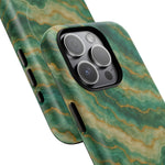 Green Marble iPhone Case with MagSafe - Shamo's