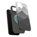 Monochrome Mountain Design iPhone Case | MagSafe  Shamo's