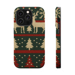 Holiday Reindeer Knit iPhone Case | compatible with MagSafe  Shamo's iPhone 14 Pro / Matte