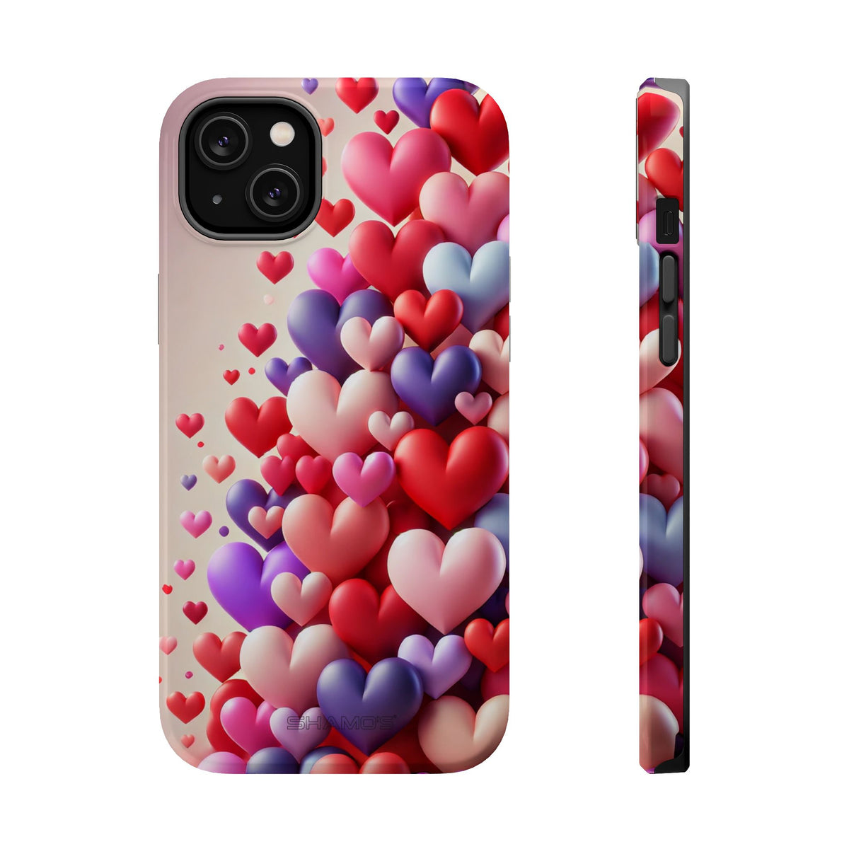 Love Hearts MagSafe iPhone Case — Magnetic, Impact-Resistant
