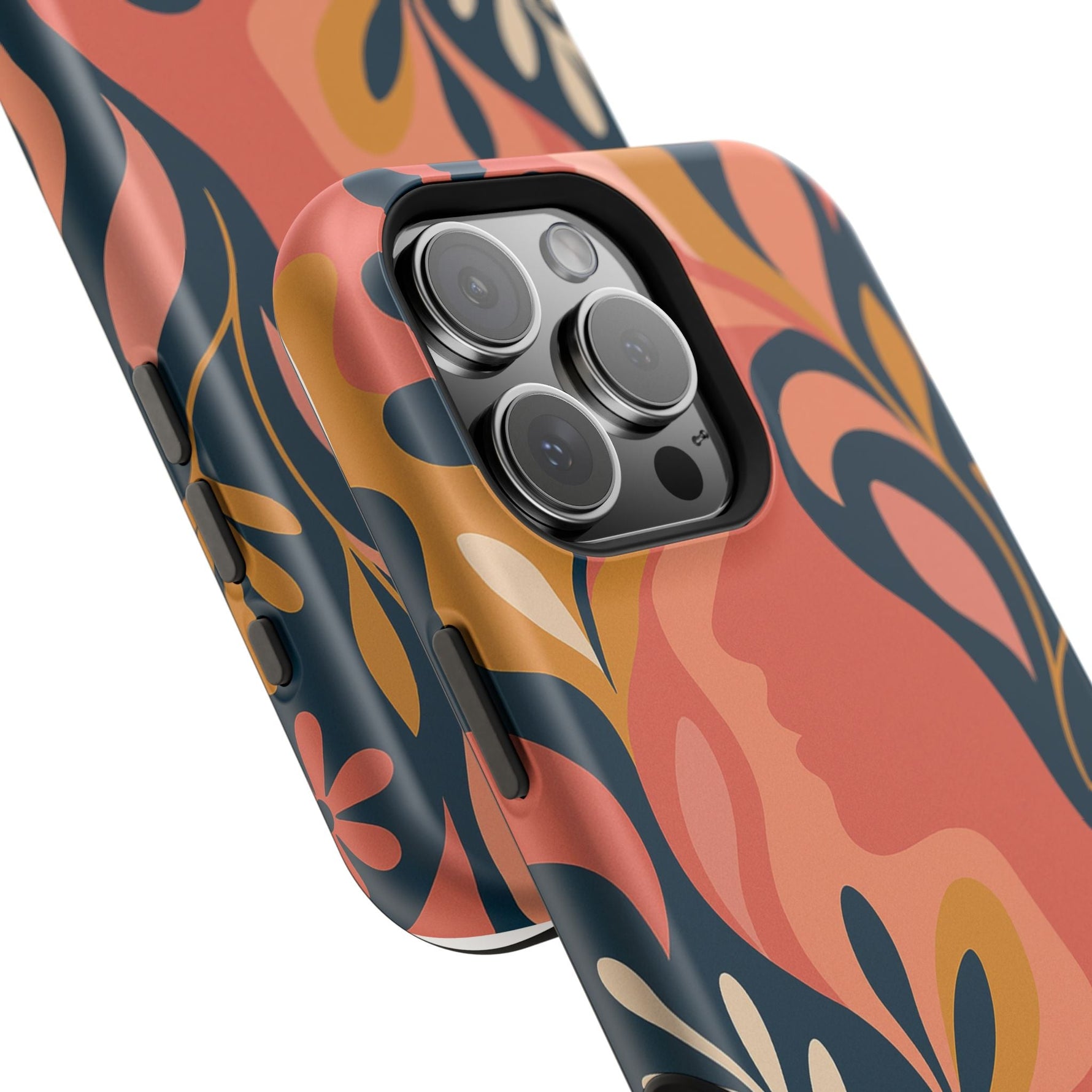 Floral Feminine Abstract MagSafe Impact-Resistant iPhone Case  Shamo's