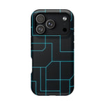 Neon Grid Magnetic Impact-Resistant iPhone Case | MagSafe compatible  Shamo's iPhone 17 Pro / Matte