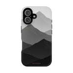 Monochrome Mountain Design iPhone Case | MagSafe