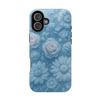 Frozen Beauty Floral Rose iPhone Case | MagSafe compatible  Shamo's iPhone 16 Plus / Glossy