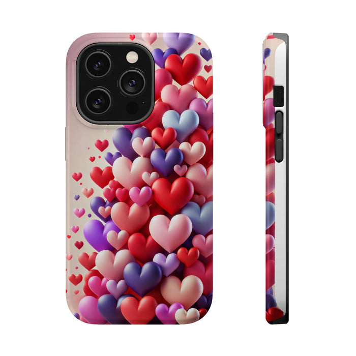 Shamo's Phone Case | MagSafe Compatible | Love Hearts Theme for iPhone 17 and more