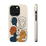 "Connected Lines" Minimalist iPhone Case — MagSafe, Magnetic Impact-Resistant  Shamo's iPhone 14 Pro / Matte