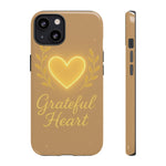 Grateful Heart iPhone Case — Warm Neon Heart - Shamo's