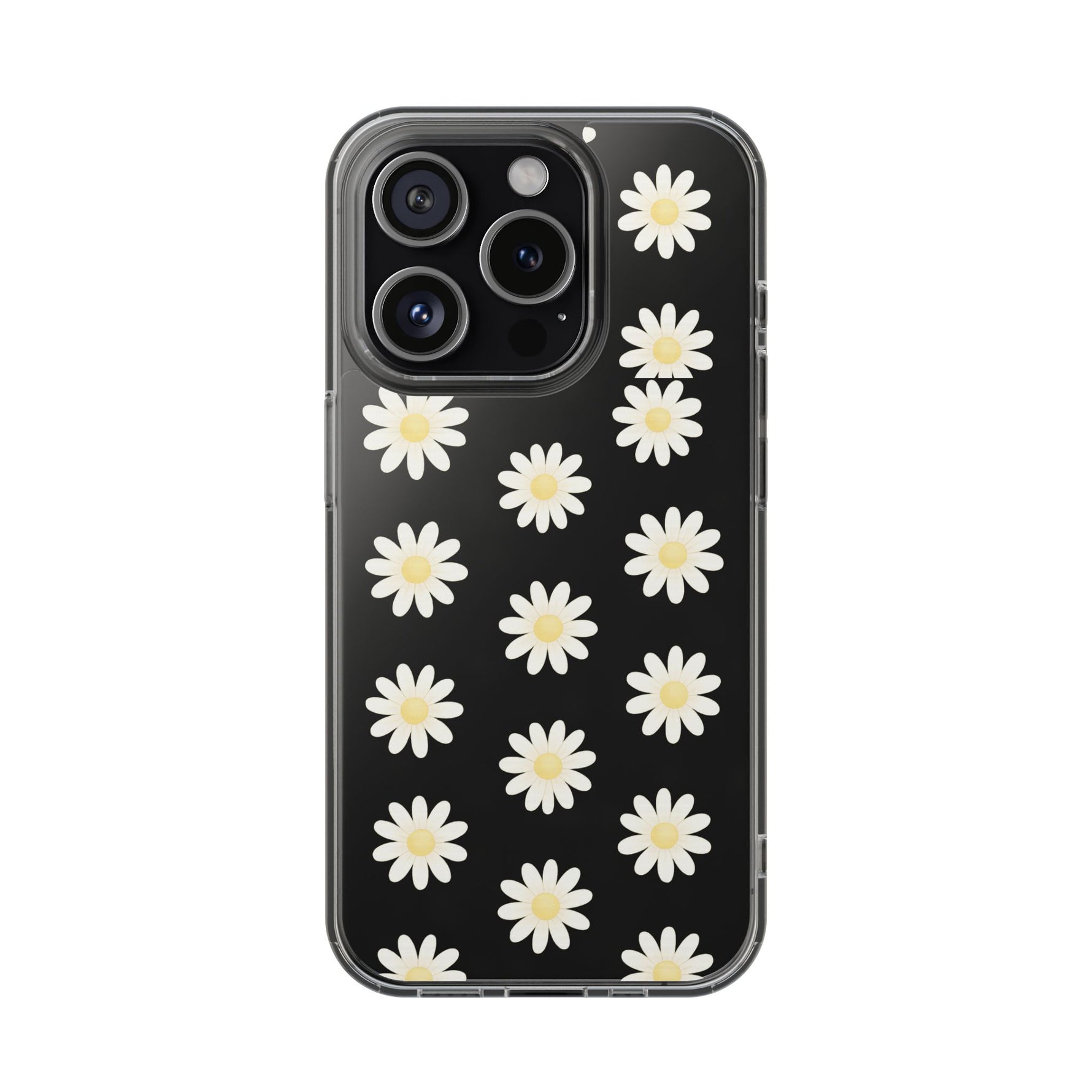 Daisy Floral Clear iPhone Case - Shamo's