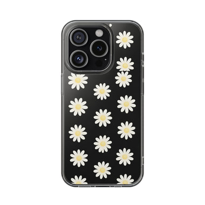Daisy Floral Clear iPhone Case - Shamo's