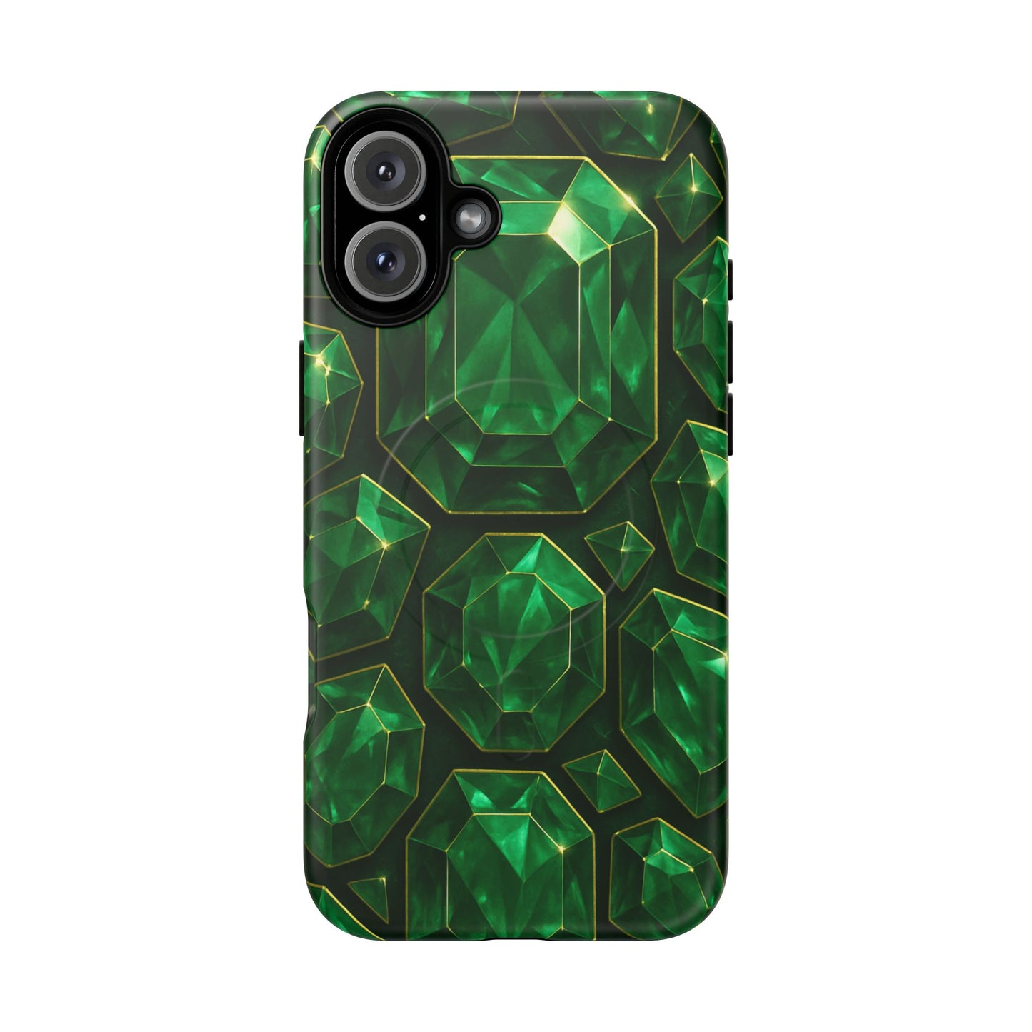 Luxury Series Emerald Gem iPhone Case with MagSafe - Shamo's