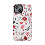 Love Doodle Tough iPhone Case (MagSafe compatible)  Shamo's iPhone 14 / Matte