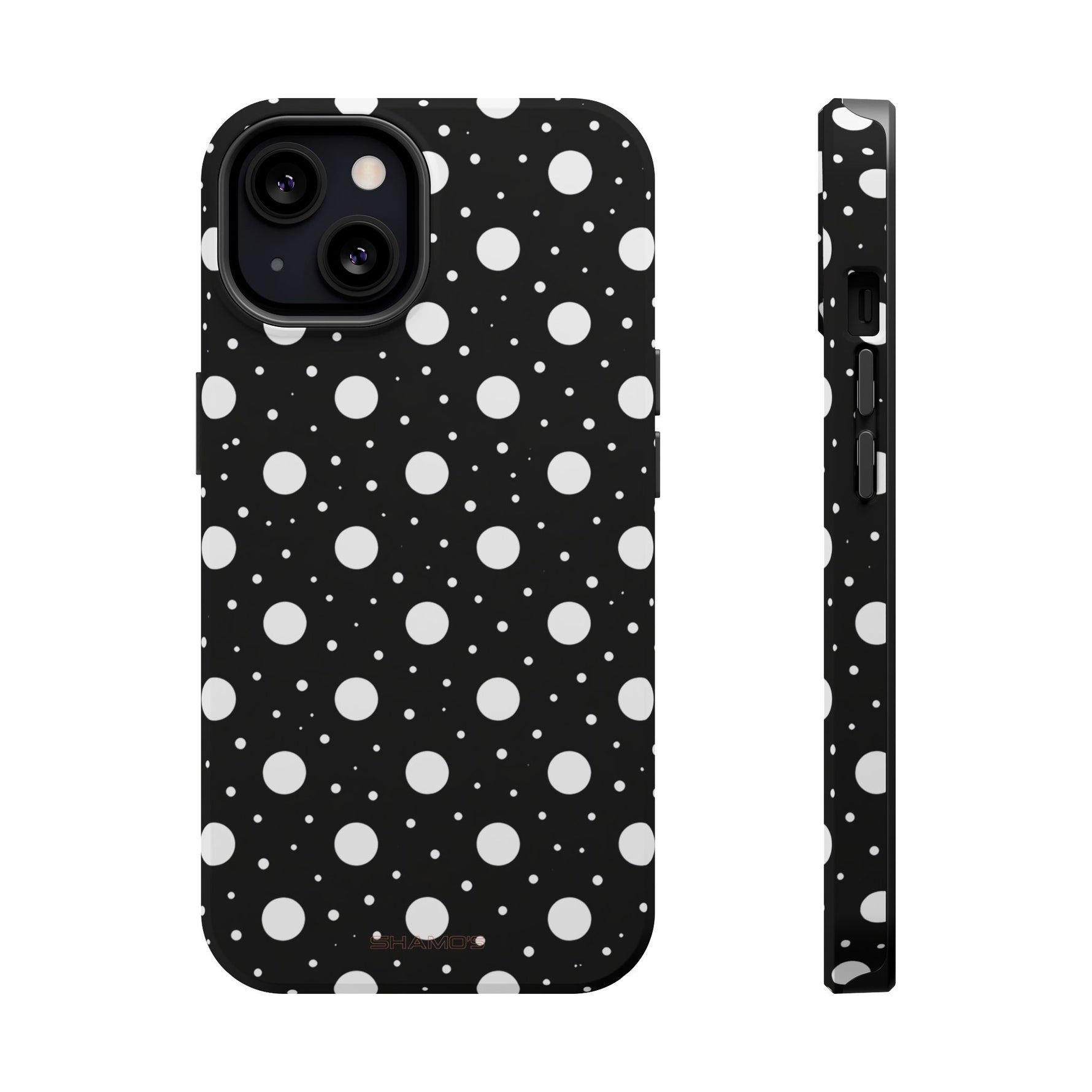 Polka Dot Impact-Resistant iPhone Case | MagSafe