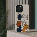 "Connected Lines" Minimalist iPhone Case — MagSafe, Magnetic Impact-Resistant  Shamo's