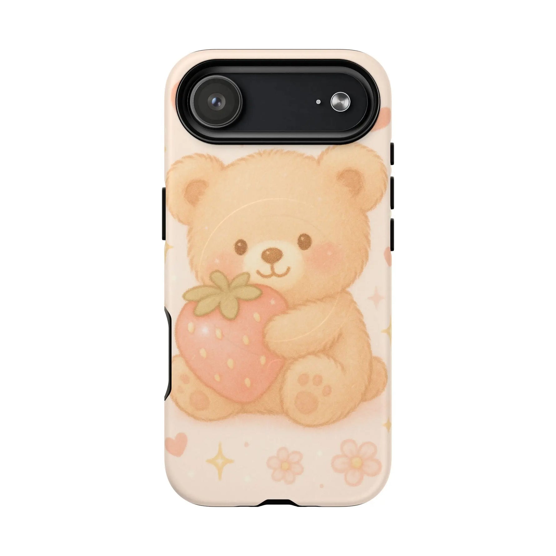Strawberry Teddy iPhone Case with MagSafe - Shamo's