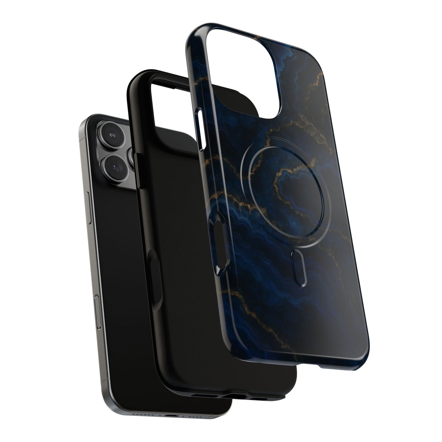 Midnight Marble iPhone Case with MagSafe