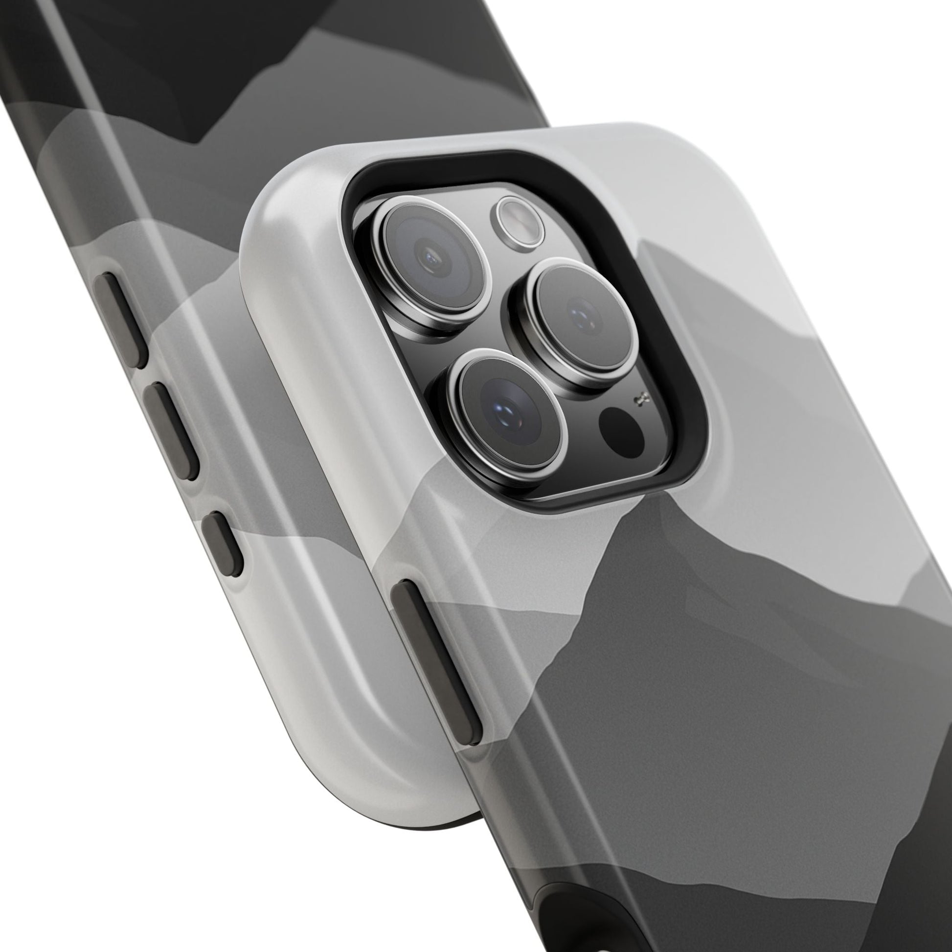 Monochrome Mountain Design iPhone Case | MagSafe  Shamo's