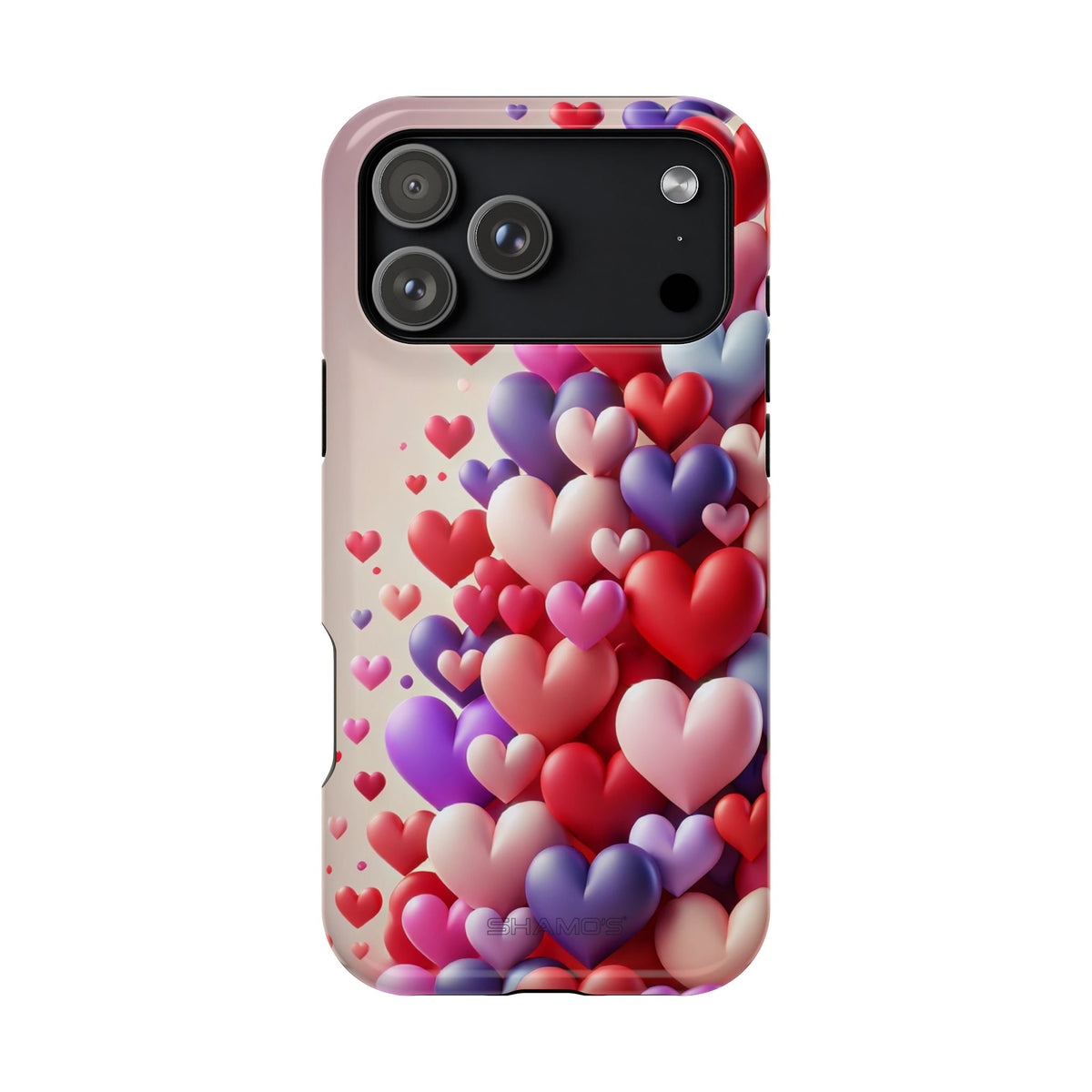 Love Hearts MagSafe iPhone Case — Magnetic, Impact-Resistant