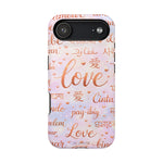 Universal Love Multilingual MagSafe Compatible Phone Case — Impact‑Resistant Protective Cover - iPhone 17 Air / Glossy - Shamo's