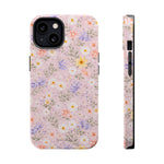 Pastel Floral MagSafe Compatible Magnetic Impact Phone Case