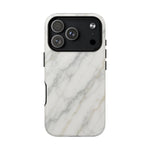 Classic White Marble iPhone Case with MagSafe - Shamo's